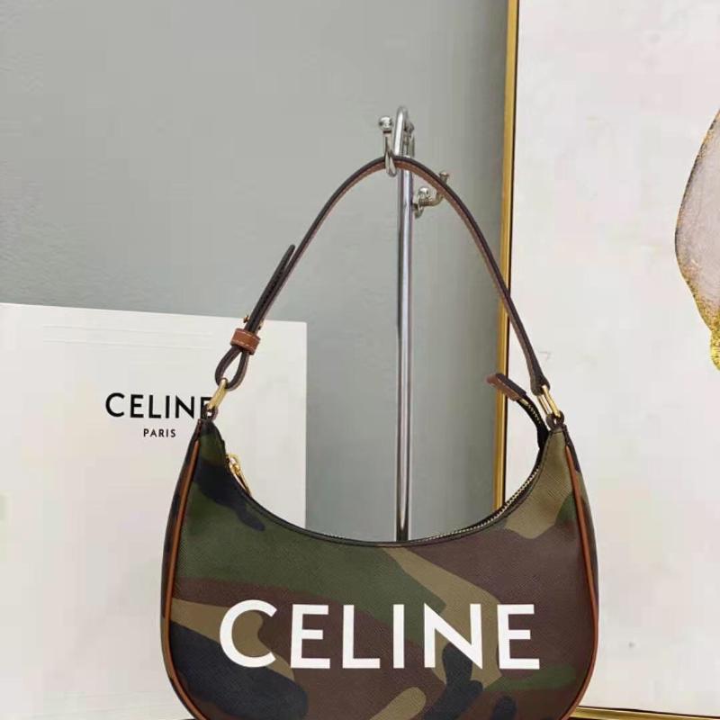 Celine Shoulder Handbag 193952 Canvas Camo